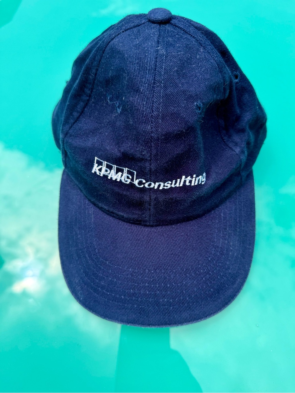 KPMG Consulting Navy Logo Baseball Cap